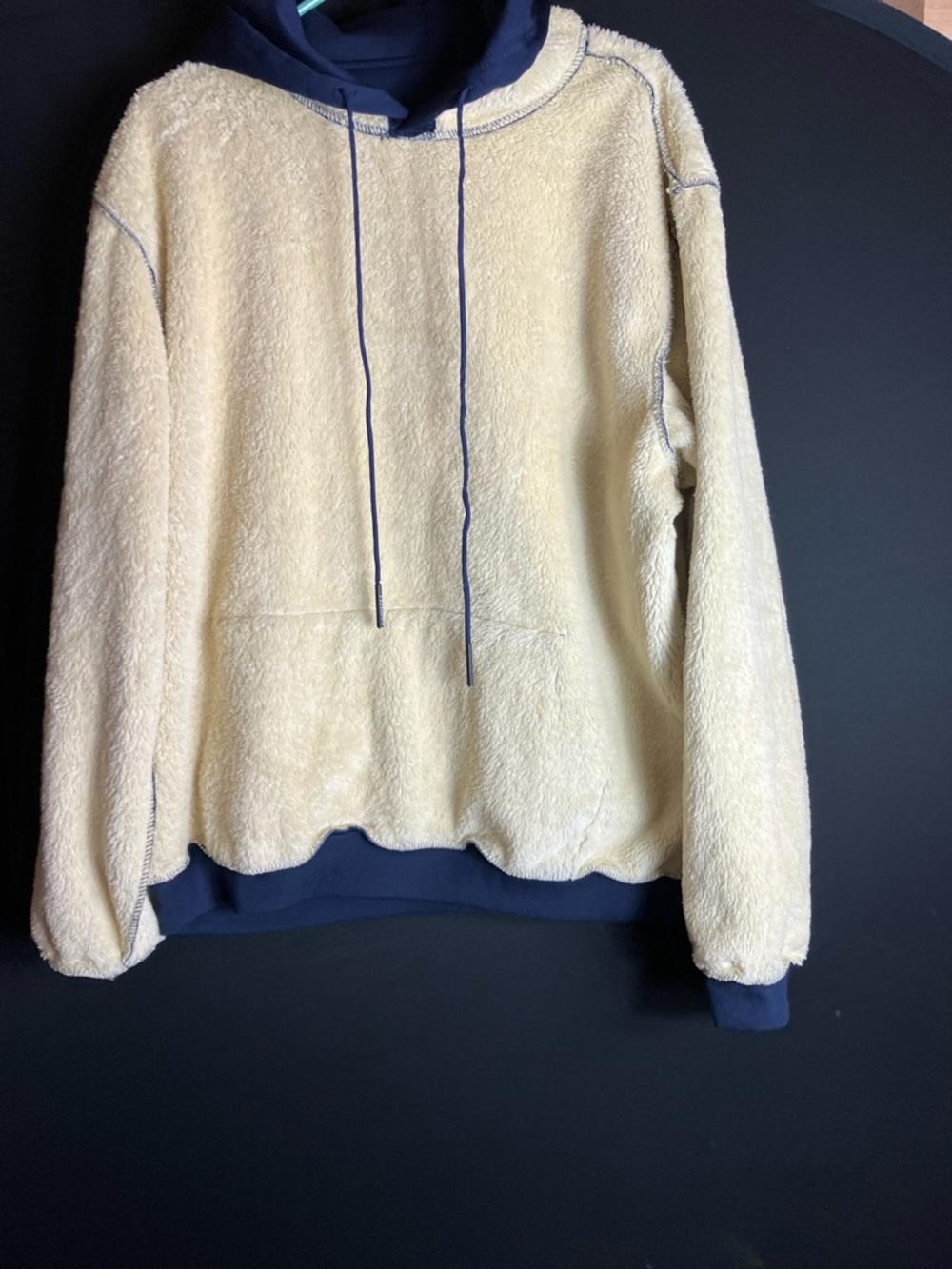 Kansas City Football Sherpa-Lined Hoodie - Navy Blue - Picture 8 of 8